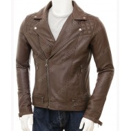 Genuine Leather Jacket Mens