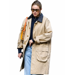 Gigi Hadid NYC 2026 Car Coat Gigi Hadid NYC 2026 Car Coat