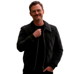 Gingerbread Land S01 Brad Goreski Black Jacket