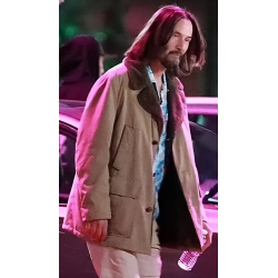 Good Fortune Keanu Reeves Shearling Coat
