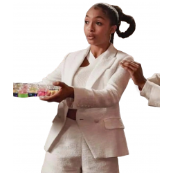 Grown-Ish S5 Yara Shahidi White Blazer