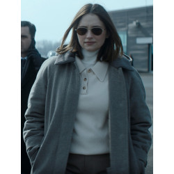 Haley Bennett The Last Frontier Gray Coat