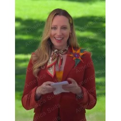 Hannah The Afterparty S02 Orange Blazer