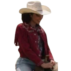 Heartland S17 Lou Fleming Red Cowgirl Suede Jacket