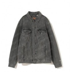 Hellfire Club Grey Denim Jacket
