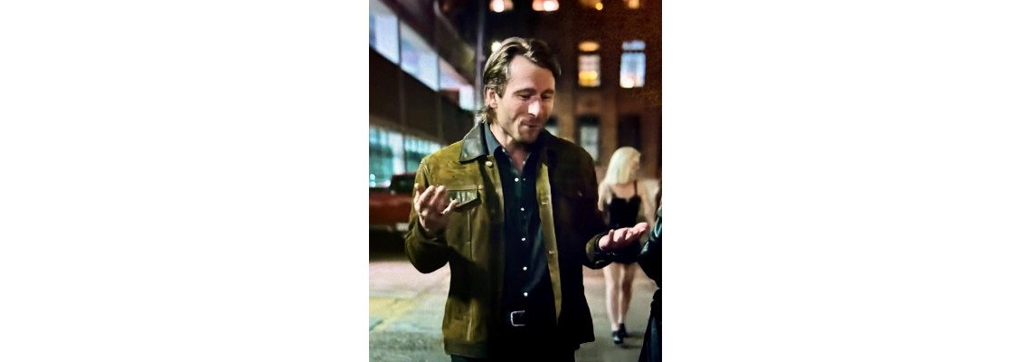 Style Like The Hitman Glen Powell Suede Jacket