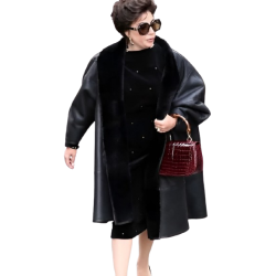 House of Gucci Lady Gaga Black Searling Trench Coat House of Gucci Lady Gaga Black Searling Trench Coat