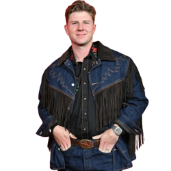 Hunter Woodhall Fringe Denim Jacket