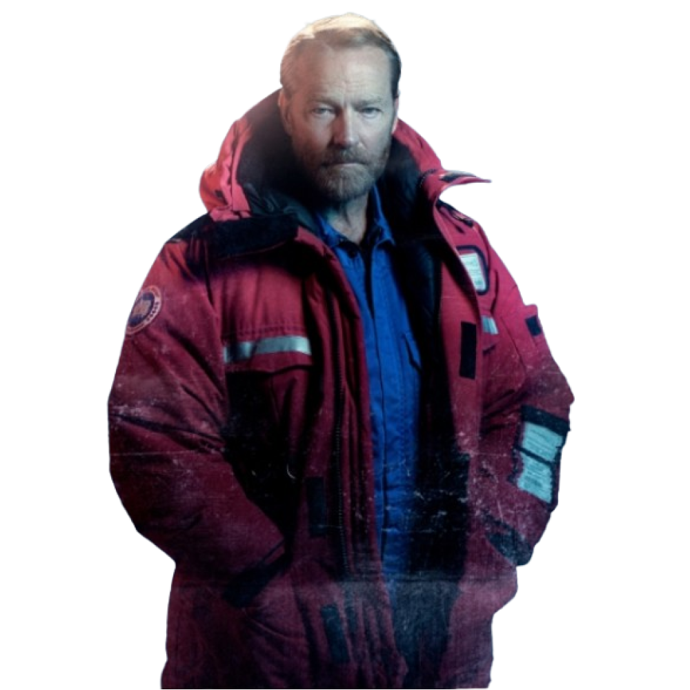 Iain Glen The Rig S02 Magnus Orange Jacket | Shop TV Series The Rig S02 ...