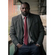 Idris Elba Luther Grey Coat