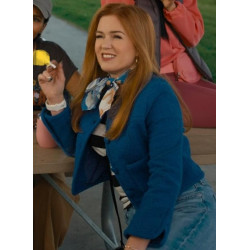 Isla Fisher Playdate Blue Jacket