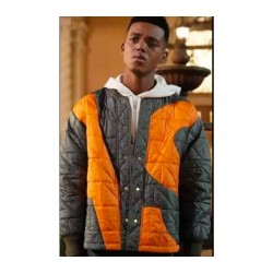 Jabari Banks Bel-Air Quilted Bomber Jacket