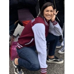Janina Gavankar Borderlands 2024 Maroon Jacket