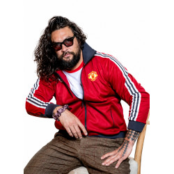 Jason Momoa Red Track Jacket