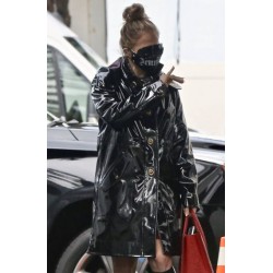 Jennifer Lopez Black Coat