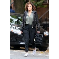 Jennifer Lopez Shades Of Blue Leather jacket