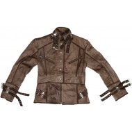 Jessica Biel Total Recall Leather Jacket