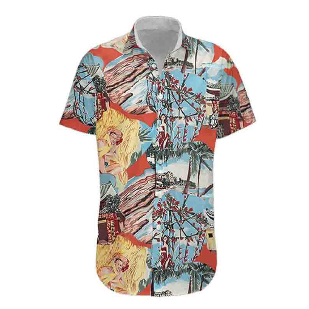 Jim Carrey Ace Ventura Vintage Shirt Iconic 90s Hawaiian Movie Shirt