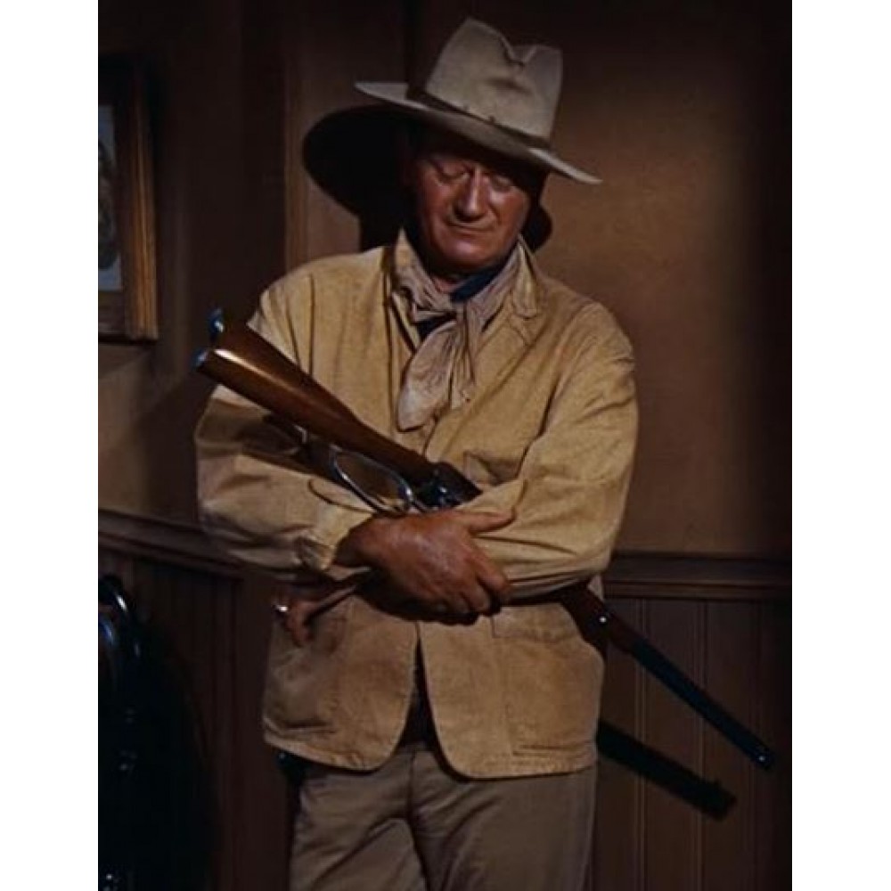 John Wayne Rio Bravo Brown Jacket | AmericaSuits