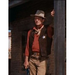 John Wayne Rio Bravo Brown Vest