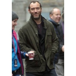 Jude Law The Rhythm Section Green Cotton Jacket