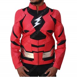 Justice League Flash Leather Jacket