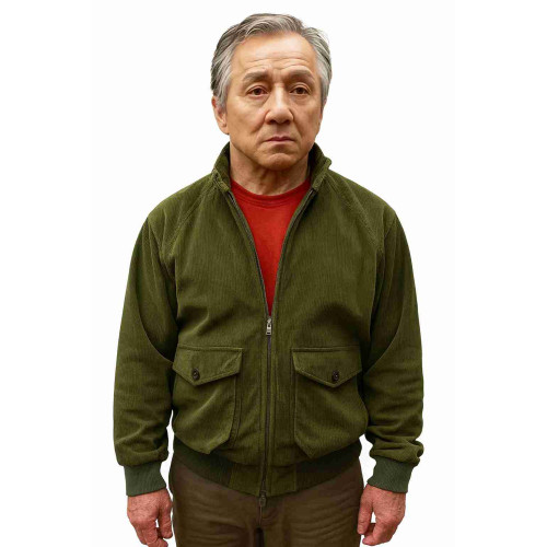 Karate Kid Legends 2025 Jackie Chan Green Jacket | Ameica Suits