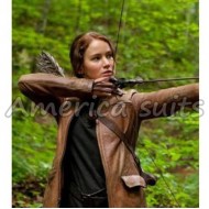 The Hunger Games Leather Jacket For Women