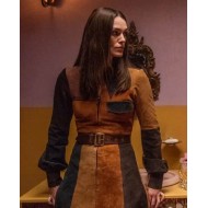 Keira Knightley Misbehaviour Leather Coat