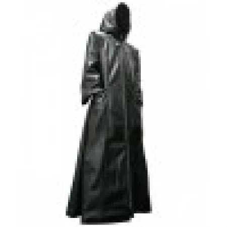 Organization XIII Kingdom Hearts 2 Trench Coat Leather Long Suit Cosplay Costume 