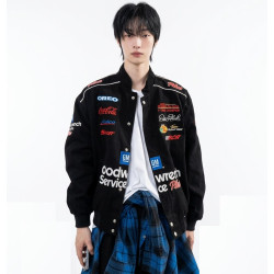 Korean Harajuku Preppy Oversized Jacket
