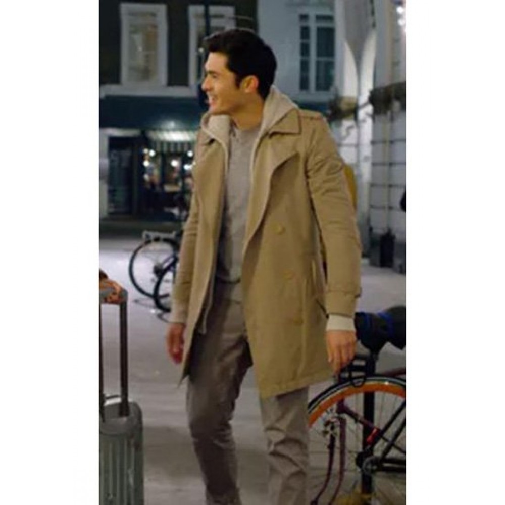 Last Christmas Henry Golding Brown Coat