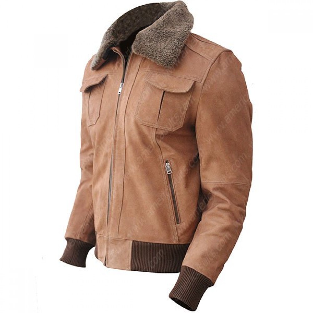ジャケット・アウター 00s archive fur leather down jacket Vintage Leather Jacket With Fur