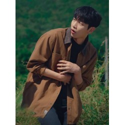 Lee Min-ki Behind Your Touch Brown Jacket