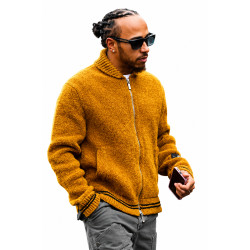 Lewis Hamilton Mustard Fleece Jacket