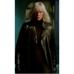 Charlize Theron Atomic Blonde Black Coat