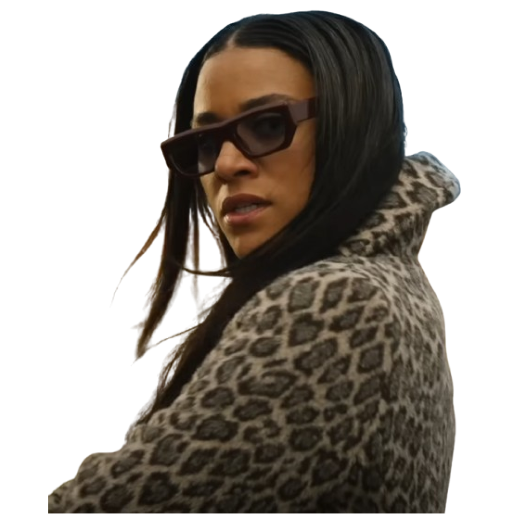 Love Hurts 2025 Ariana Debose Leopard Coat | America Suits