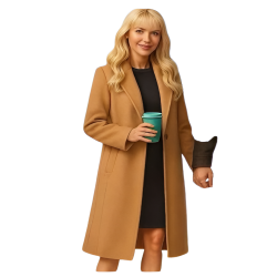 Love in the Clouds McKenzie Westmore Brown Coat