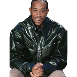  Ludacris All-Star Game Green Leather Jacket