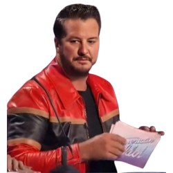 Luke Bryan American Idol Red Leather Jacket