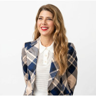 Marisa Tomei You're Dating A Narcissist Checkered Blazer