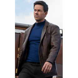 Mark Wahlberg Play Dirty Parker Leather Jacket