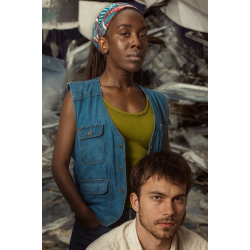 Martha Canga Antonio The Kollective Blue Vest