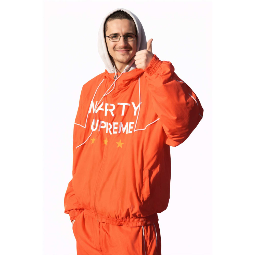 Marty Supreme Timothee Chalamet Orange Jacket | America Suits