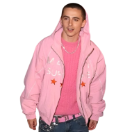 Marty Supreme Timothee Chalamet Pink Jacket