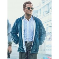 Matt Damon Ford V Ferrari Blue Jacket