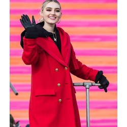 Meg Donnelly 100th Thanksgiving Day Coat