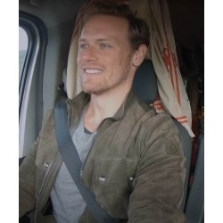 Men in Kilts: A Roadtrip with Sam and Graham Sam Heughan Suede Jacket