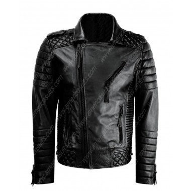Eyal Booker Black Leather Jacket