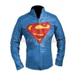 Men Of Steel Clark Kent Superman Leather Jacket